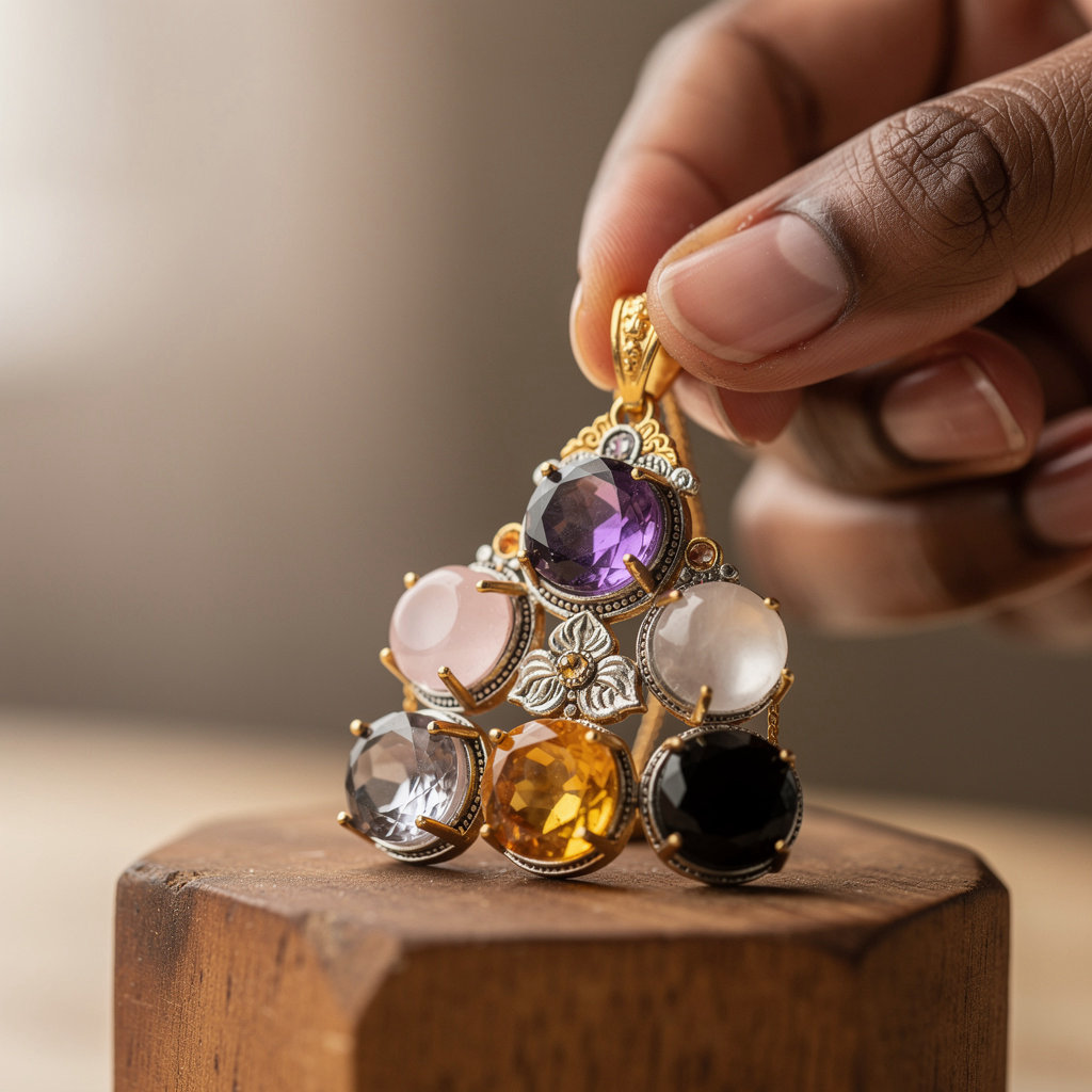 Aadhyaatmik certified healing gemstones collection for spiritual jewelry